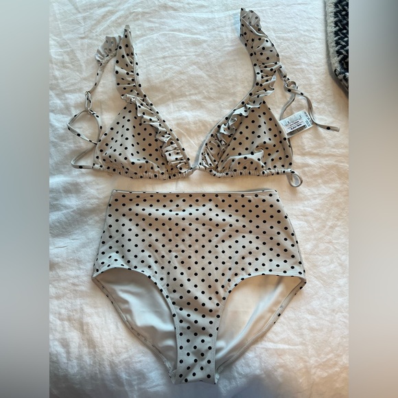 Other Stories Polka Dot Bikini Top & Bottom - Picture 5 of 5